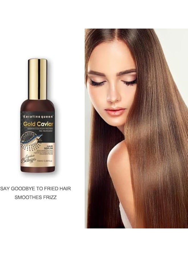 كيراتين كوين زيت الشعر كيراتين كوين جولد كافيار بيلوغا 100 مل - Image 2